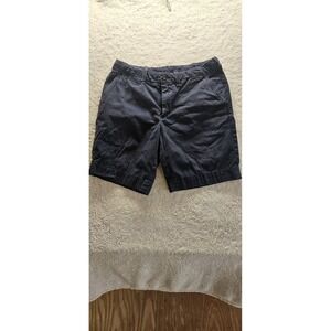 Polo by Ralph Lauren Navy Blue Chino Shorts Cotton Button Pockets Logo Men